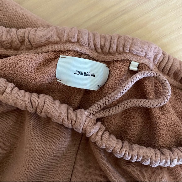 Joah Brown Oversized Jogger Terracotta French Terry - Picture 7 of 8